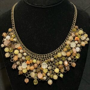 Vintage Coldwater Creek Natural Multistone boho Necklace